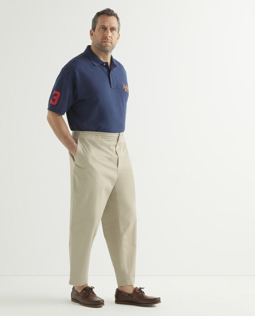 tall regular fit khaki chinos 