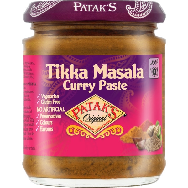 Tempero Pasta Tikka Masala frasco 165 g