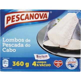 Pescanova Lombos de Pescada do Cabo 4 Unidades embalagem 360 g