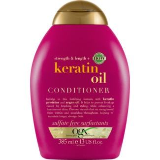 OGX Condicionador Anti-Quebra Óleo de Keratina embalagem 385 ml