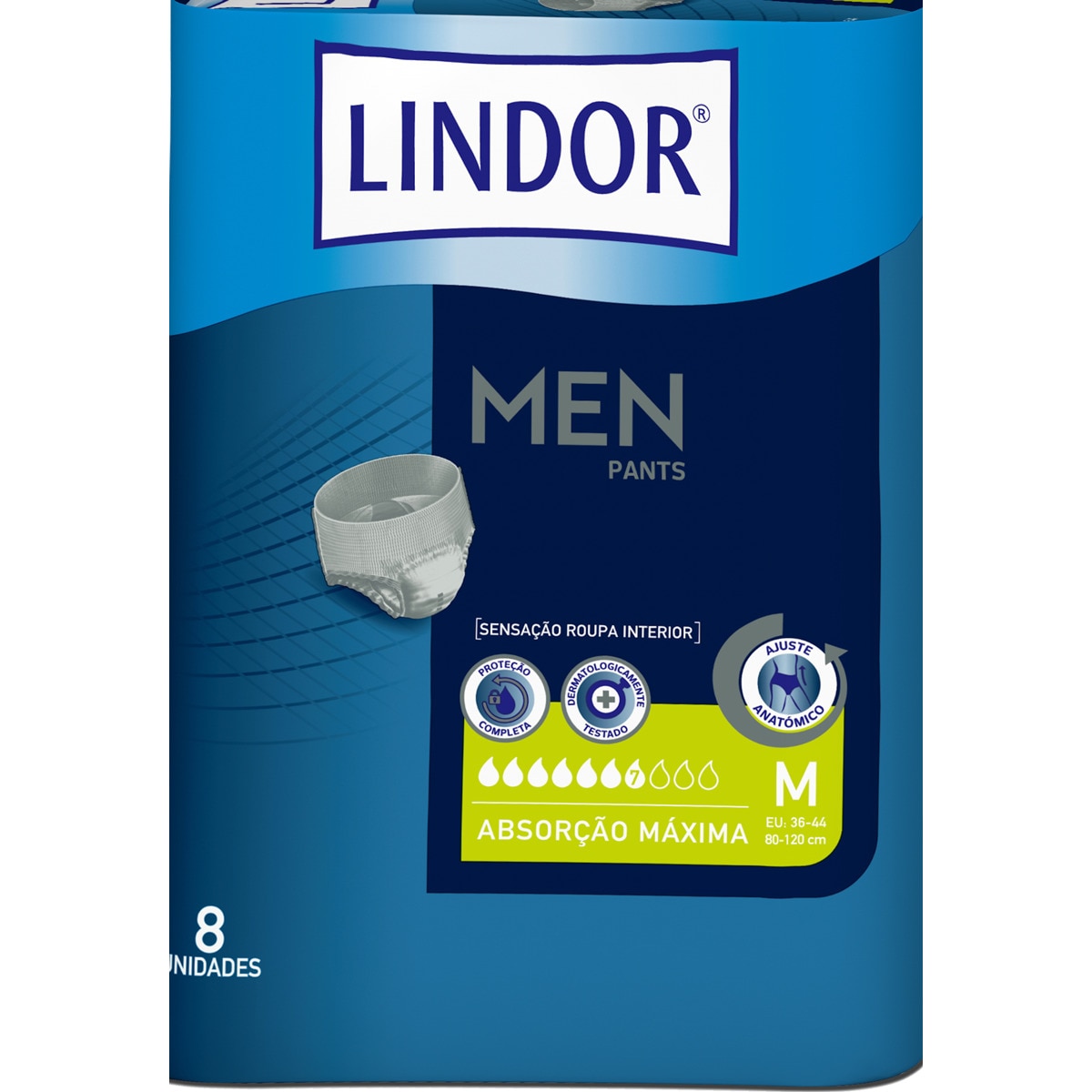 Fraldas para Adultos Homem Tamanho M embalagem 8 unidades · Lindor Men ...