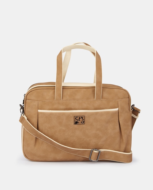 Caminatta women's camel briefcase with double compartment · Women's fashion  · El Corte Inglés