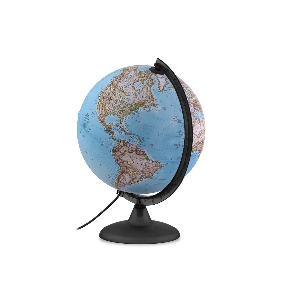 Globo Terráqueo con Luz.