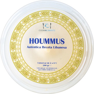 CODINA hummus de garbanzos libanés envase 200 g
