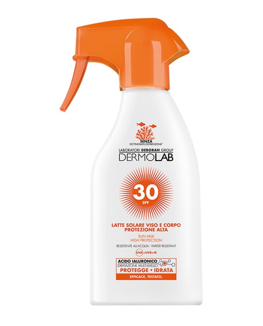 Dermolab – Leche solar en spray SPF30 Dermolab.