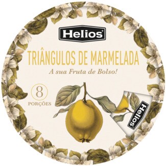 Helios Triângulos Doces de Marmelada 8 Porções embalagem 170 g