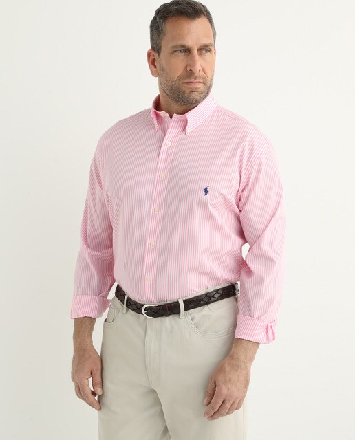 Men's big and tall regular fit striped 