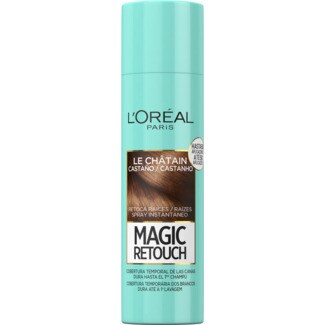 Magic Retouch Spray Retoca Raízes Castanho embalagem 150 ml