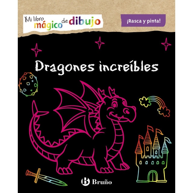Mi libro mágico de dibujo. Dragones increíbles