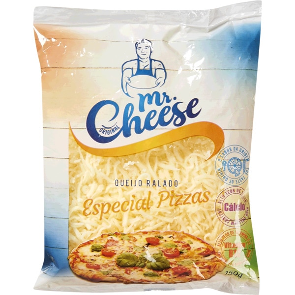 Queijo Ralado Especial Pizzas Embalagem 125 G · Mr. Cheese 