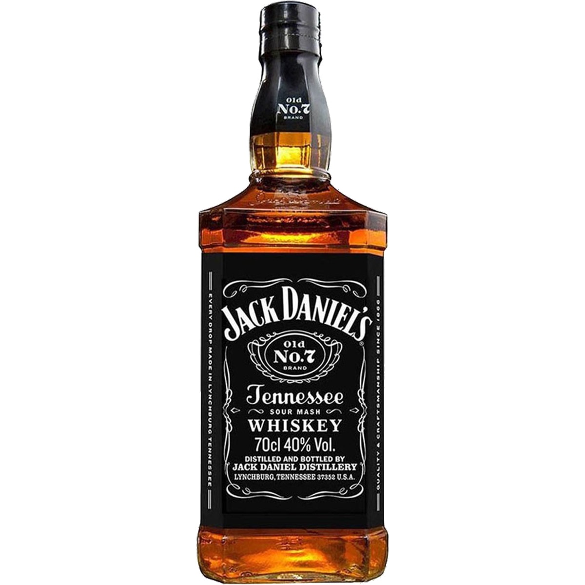 Whisky Bourbon garrafa 70 cl · Jack Daniel's · Supermercado El Corte ...