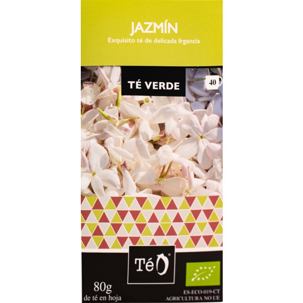 Chá Verde Jazmín Biológico embalagem 80 g