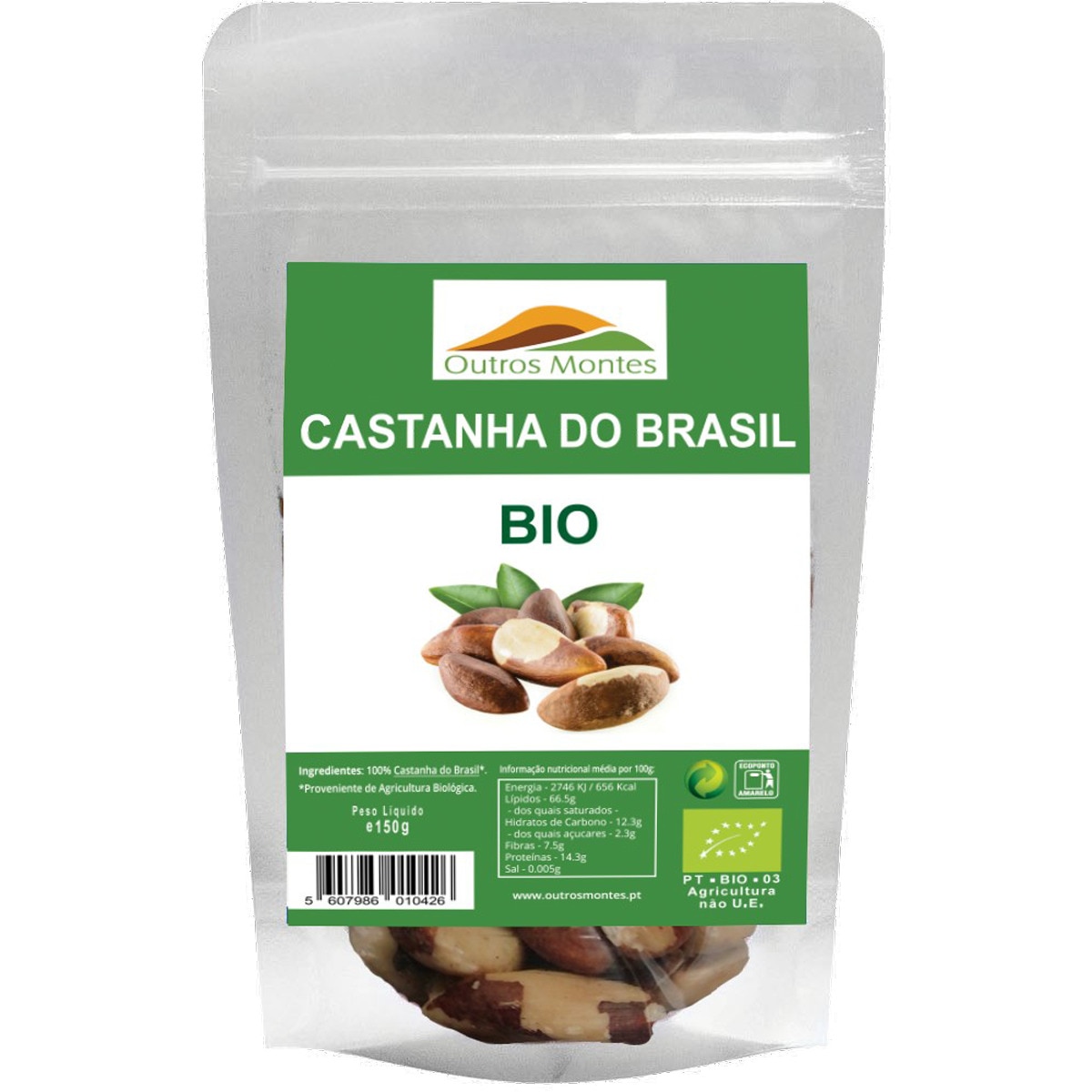 Castanha Do Brasil Biológica Embalagem 150 G · Outros Montes ...