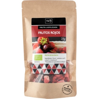 Té O Frutos Vermelhos Desidratados Biológicos embalagem 25 g