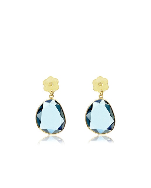 Pendientes Flor oro
