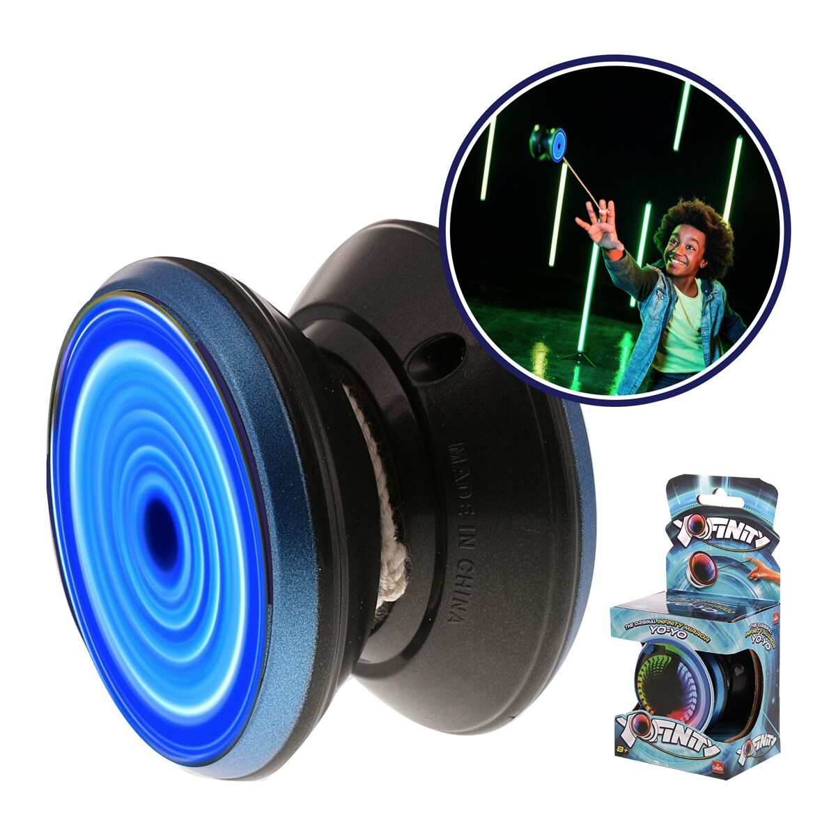 Comprar Yoyó YoFinity con espejo infinito y luces LED · Goliath Games