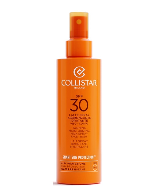 Leche Spray Bronceador Hidratante Rostro-Cuerpo Fps 30 Collistar
