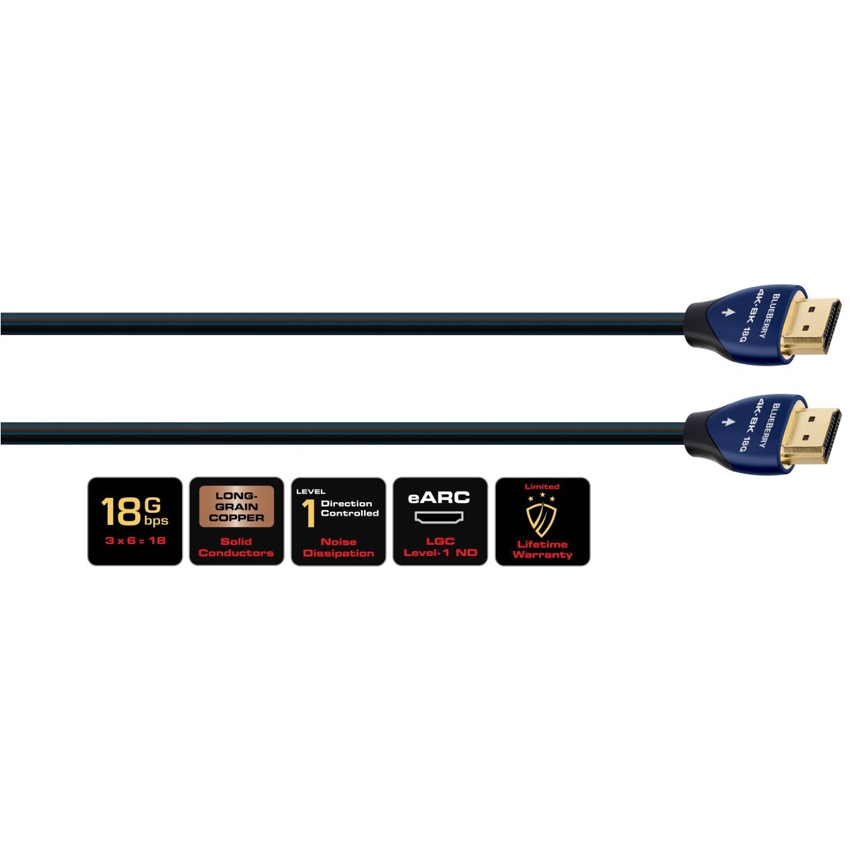 Imagem 0 de Cabo HDMI Audioquest Blueberry - 3 m