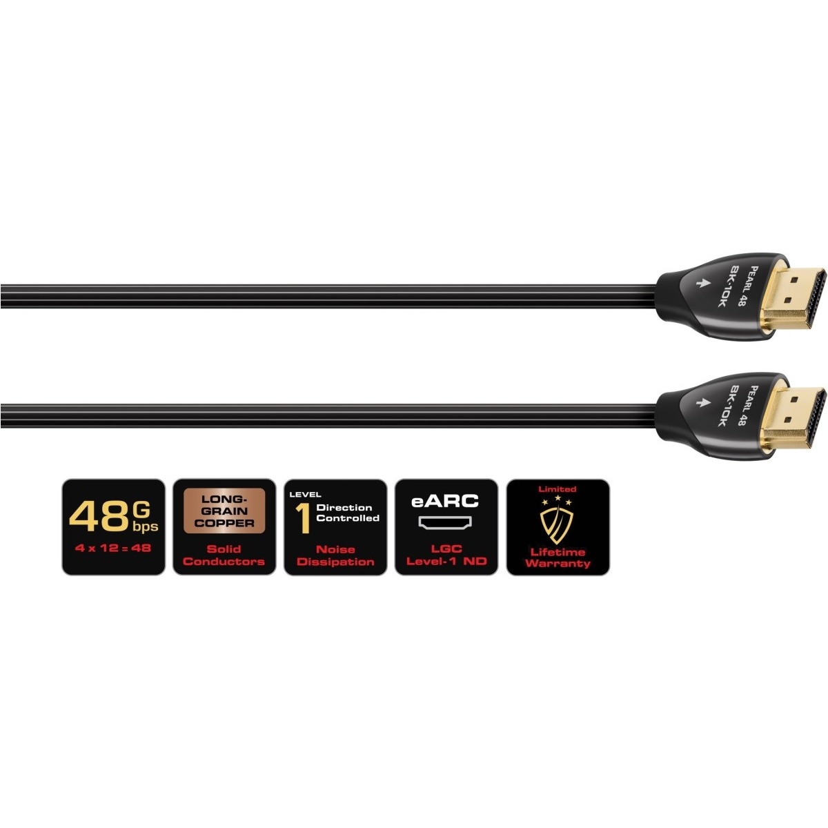 Imagem 0 de Cabo HDMI Audioquest Pearl 48G - 2 m