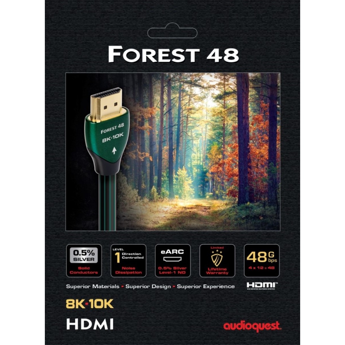 Cabo HDMI Audioquest Forest 48G - 1 m 5