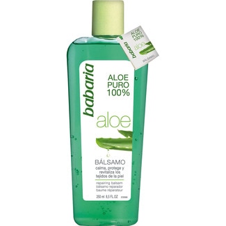 BABARIA bálsamo reparador con Aloe puro 100% frasco 250 ml