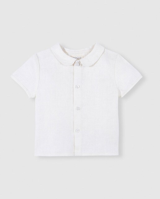 baby boy peter pan collar shirt