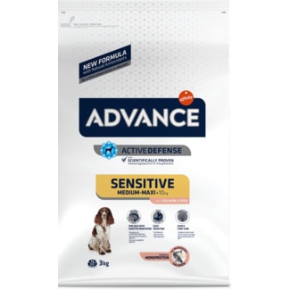 Advance Ração para Cão Sensitive com Salmão e Arroz embalagem 3 kg