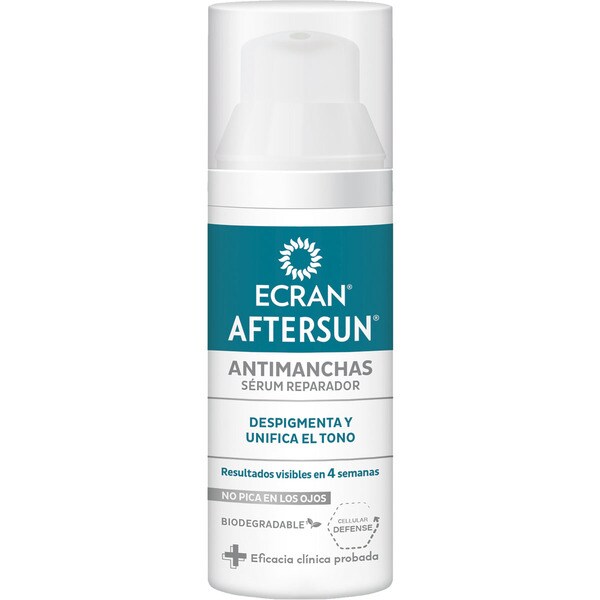 ECRAN Aftersun sérum reparador antimanchas dosificador 50 ml