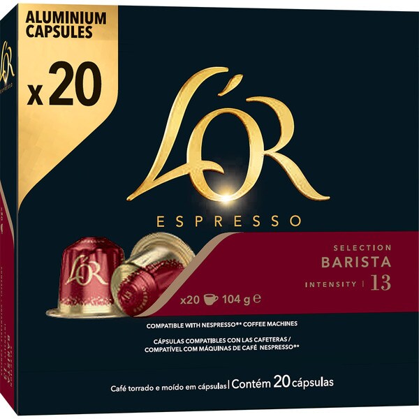 Comprar café Barista intensidad 13 estuche 20 cápsulas · L