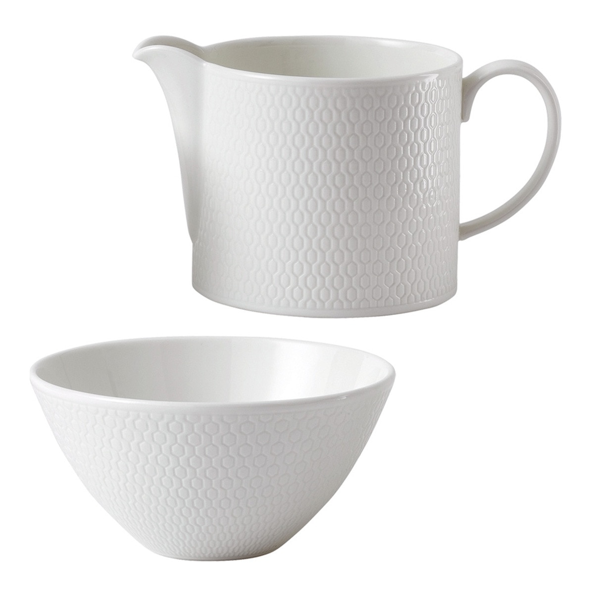 Wedgwood - Set Lechera Y Azucarero Gio Blanco En Oferta Wedgwood - Set Lechera Y Azucarero Gio Wedgwood.