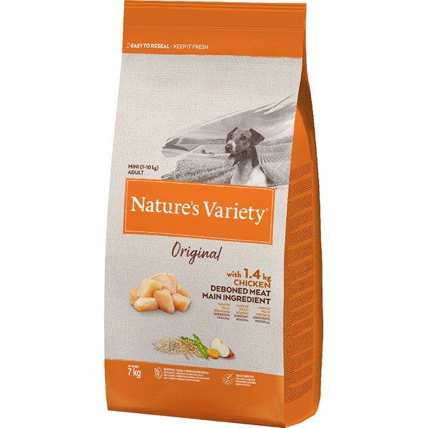 Original dog food with chicken for mini breed adult dogs bag 7 kg