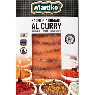Martiko Supremos de Salmão Fumado com Caril embalagem 80 g