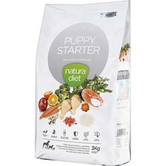 NATURA DIET Puppy Starter dog food with chicken and salmon for puppies bag 3 kg