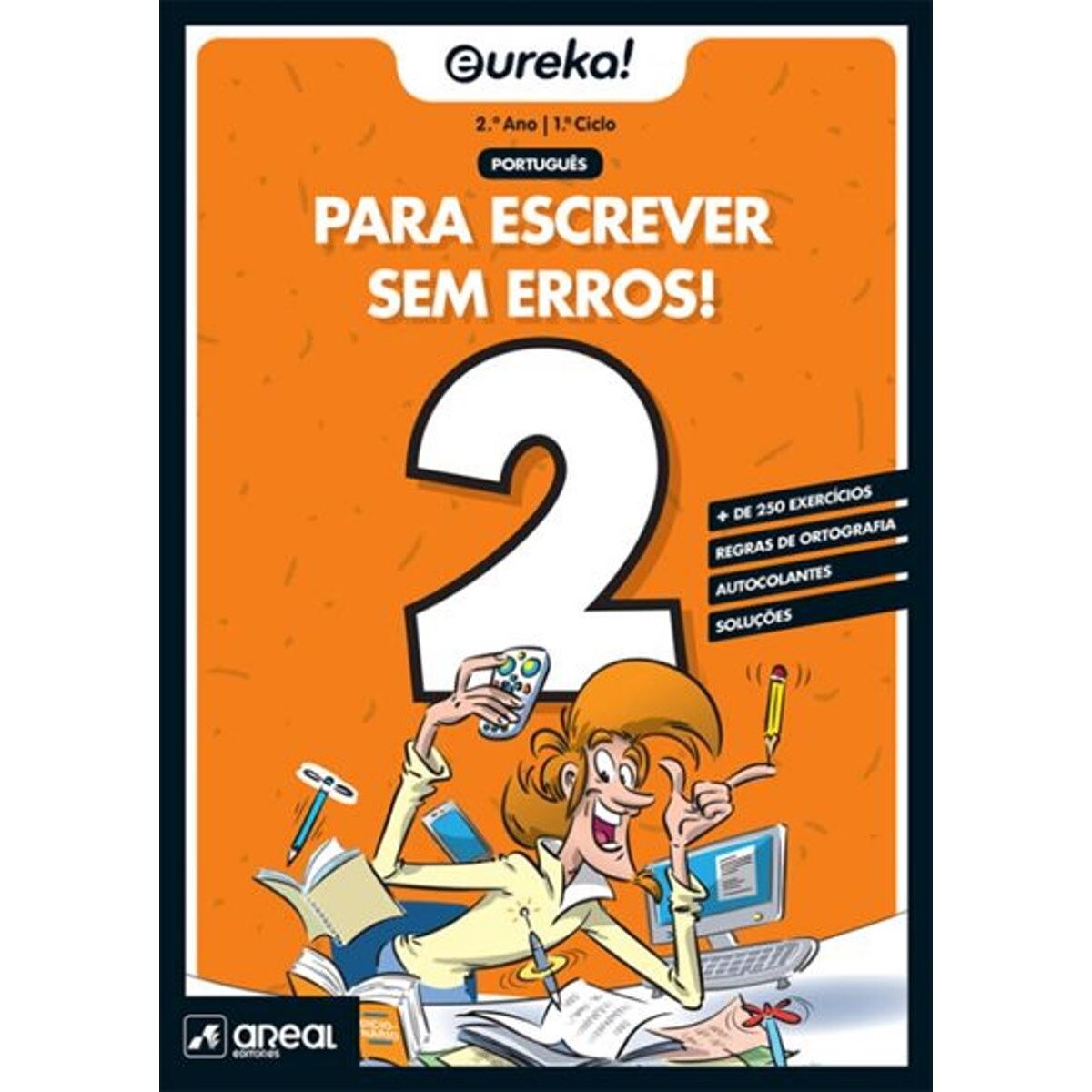 Imagem 0 de Eureka! Português Para Escrever Sem Erros! Livro 2 - 2º Ano 1º Ciclo