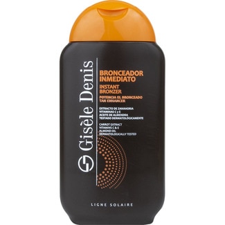 GISELE DENIS Immediate tanning oil with carrot extract, vitamin E and almond oil flask 200 ml
