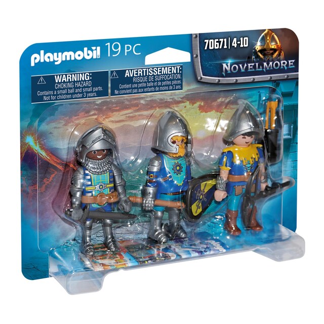 Set de 3 Caballeros de Novelmore Playmobil Novelmore