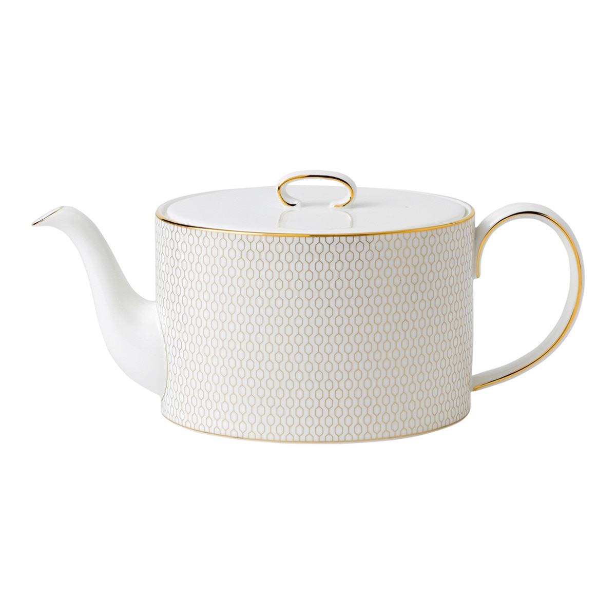 Wedgwood - Taza De Té Con Plato Gio Gold Blanco En Oferta Wedgwood - Tetera Arris Wegdwood.