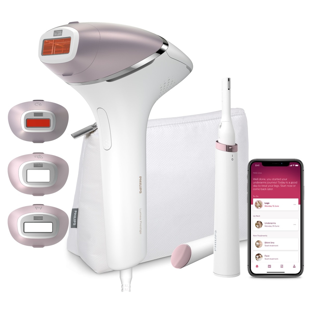 Depiladora Luz Pulsada IPL Philips Lumea Prestige Para Uso En Cara ...