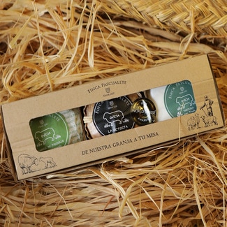 Queso de oveja surtido mini tortas de Extremadura 3x150 g estuche 460 g - Finca Pascualete