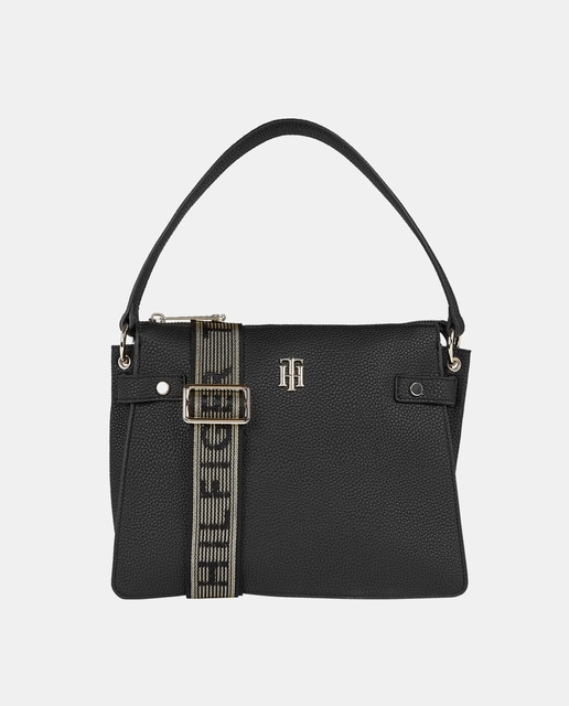 tommy hilfiger small black purse