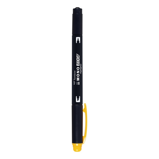 Rotulador Fluorescente MONO Edge Doble Punta Tombow Amarillo.