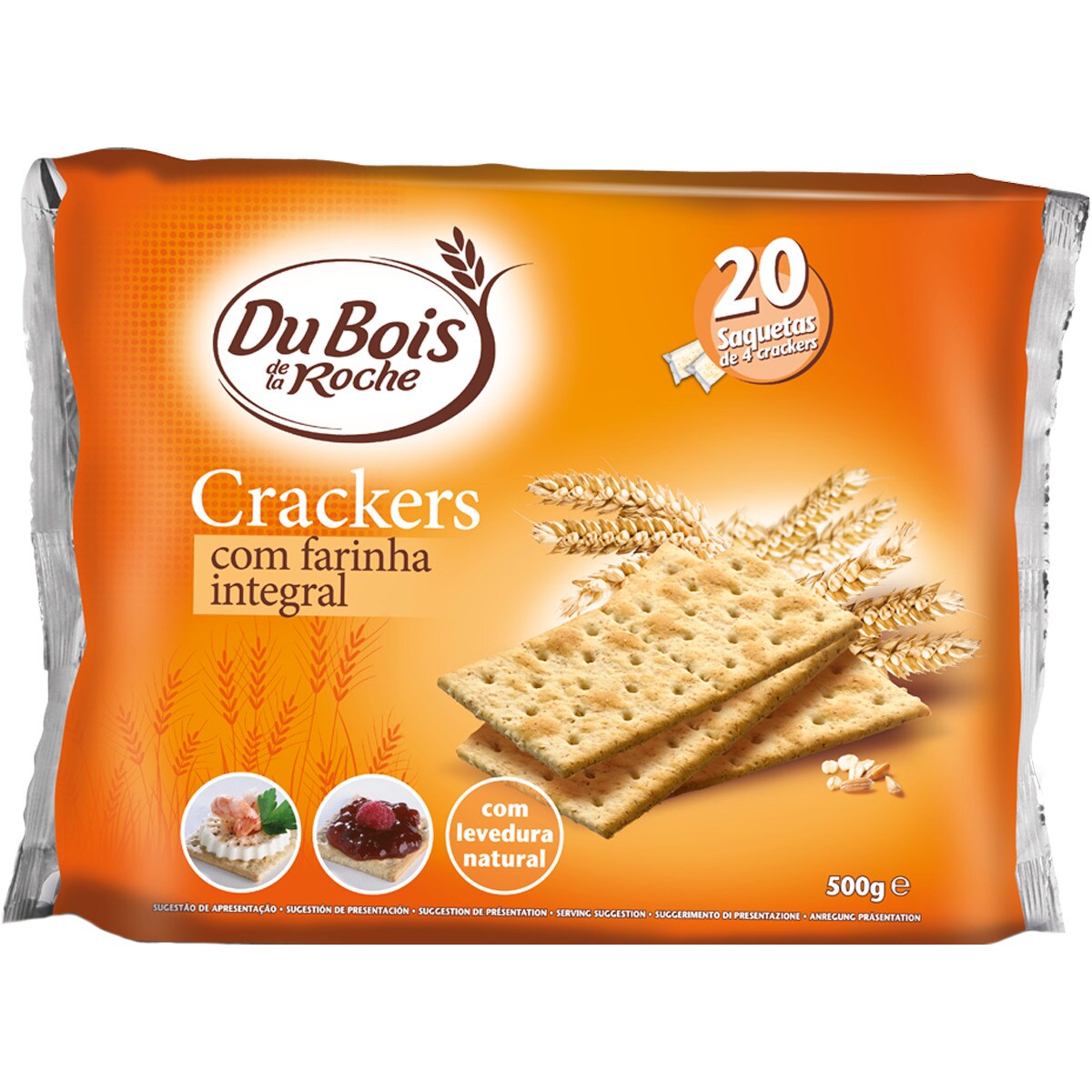 Crackers Integrais Pack 20 embalagem 500 g · Du Bois de La Roche · Supermercado El Corte Inglés