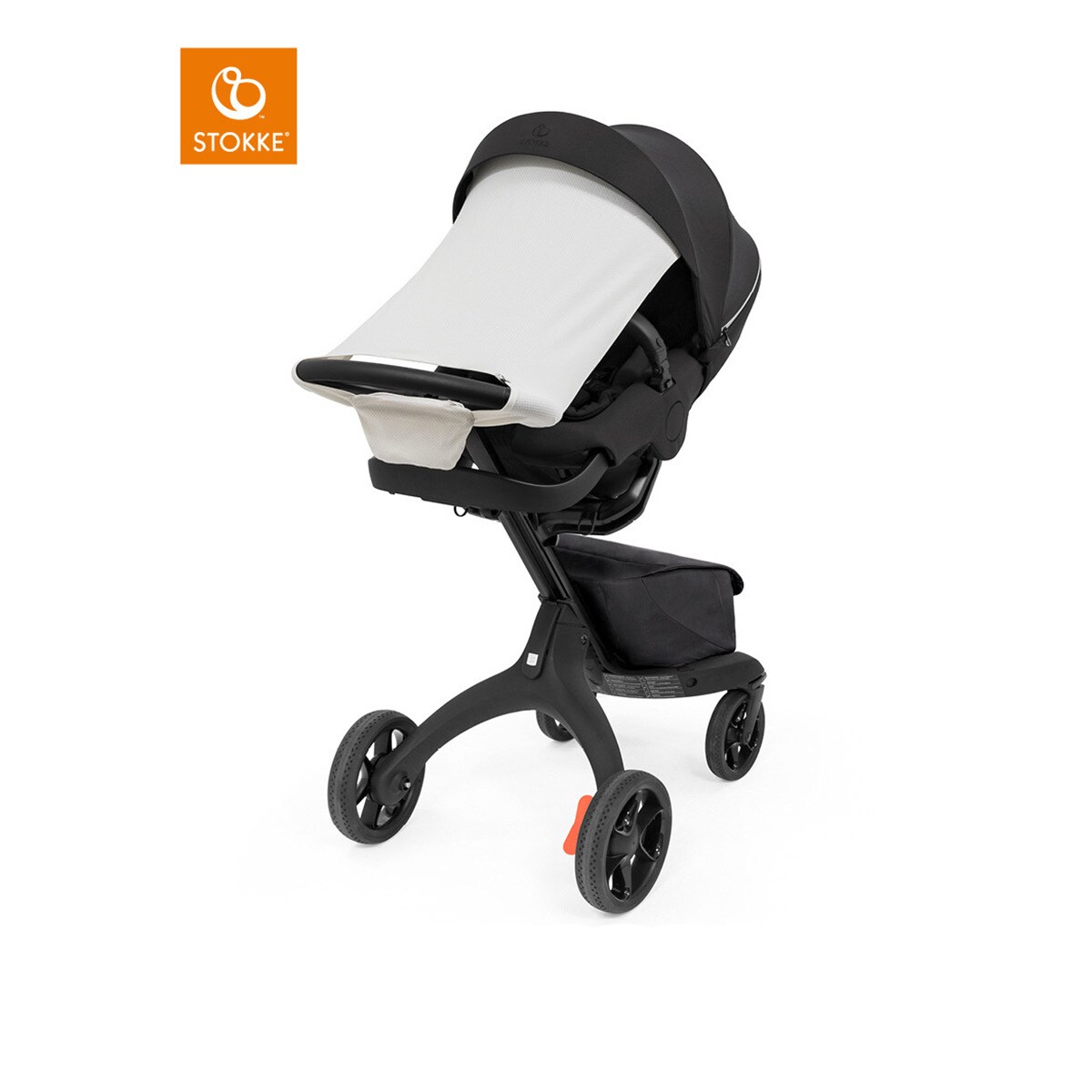 Imagem 0 de Toldo solar Xplory X para carrinho de passeio e cesta cinzento-claro