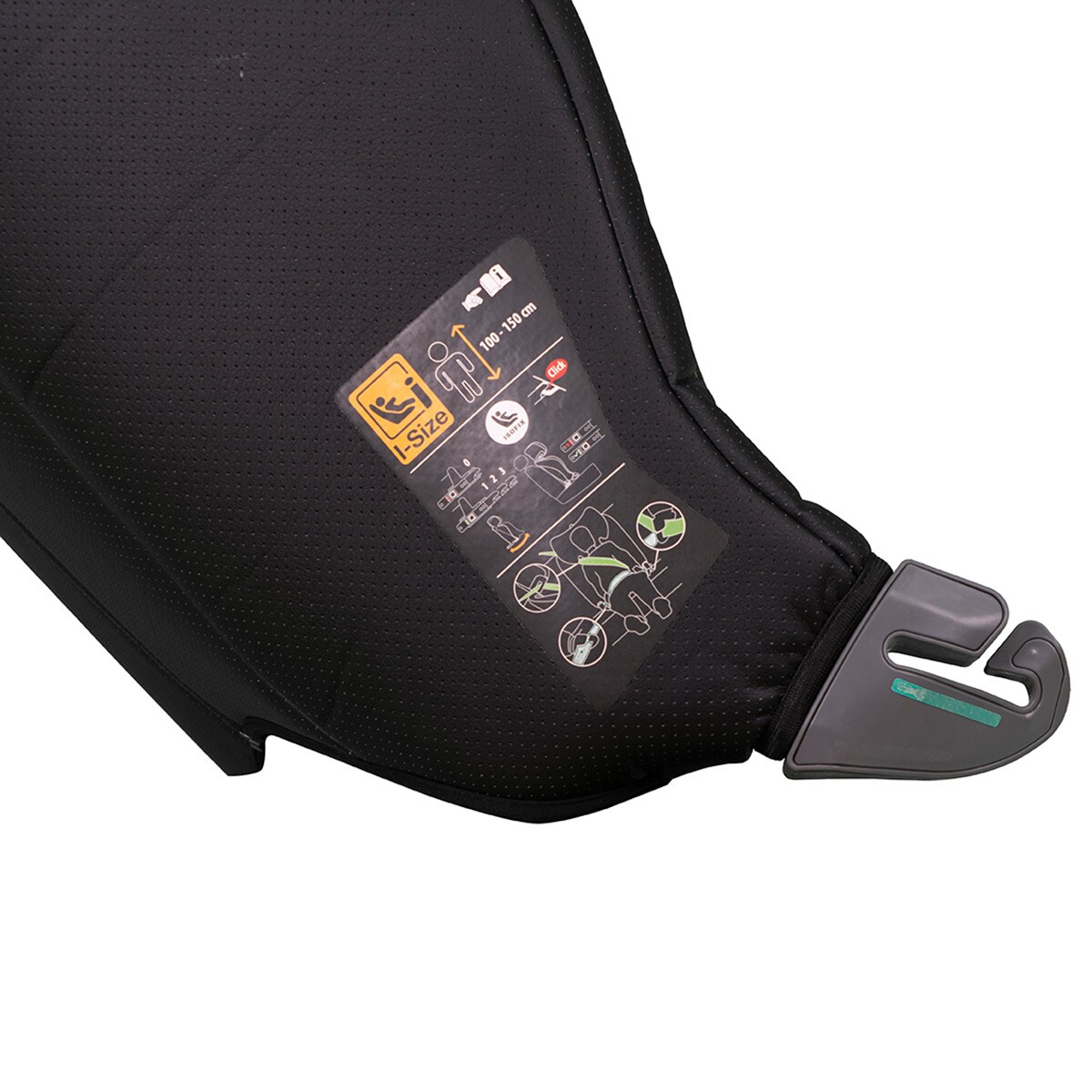Cadeira Auto Backfix i-Size com Encosto, 100-150 cm Vermelho/Grená-5
