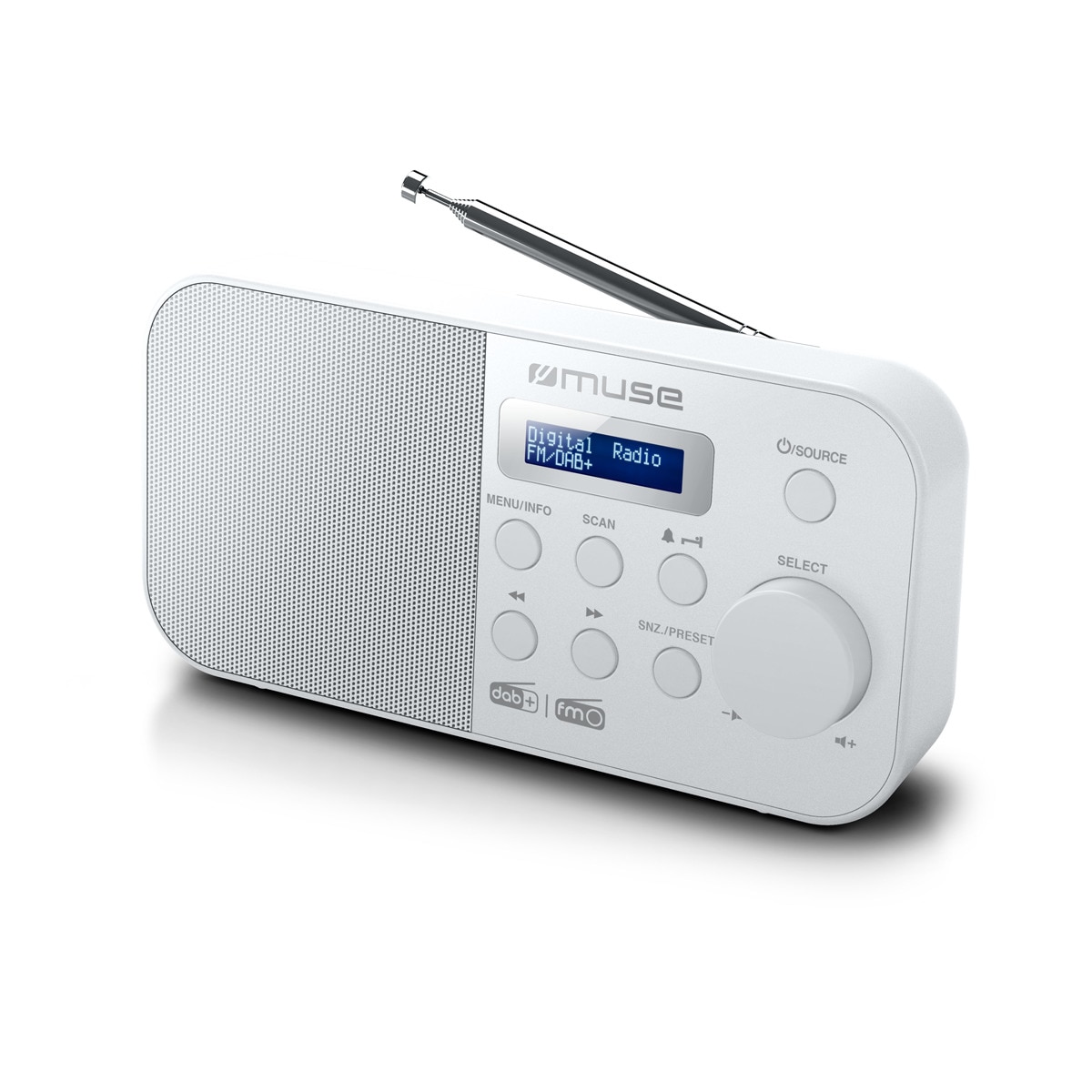 Muse - Radio portátil DAB+ Muse M109DBW.