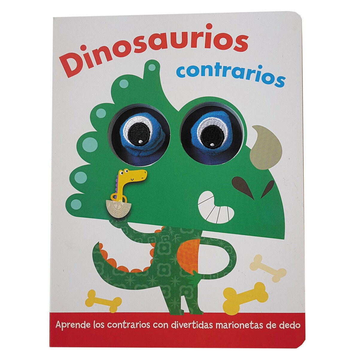 Imagem 0 de LIBRO CON MARIONETAS DE DEDO. DINOSAURIOS CONTRARIOS