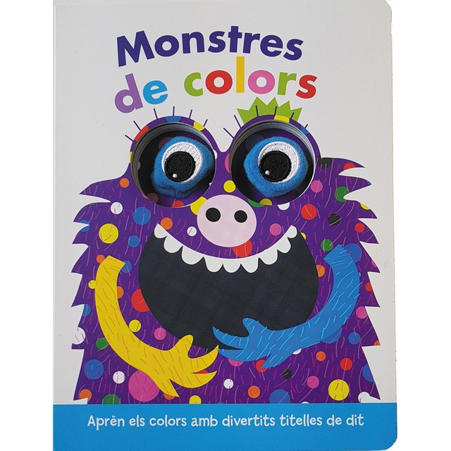 LLIBRE AMB TITELLES DE DIT. MONSTRES DE COLORS
