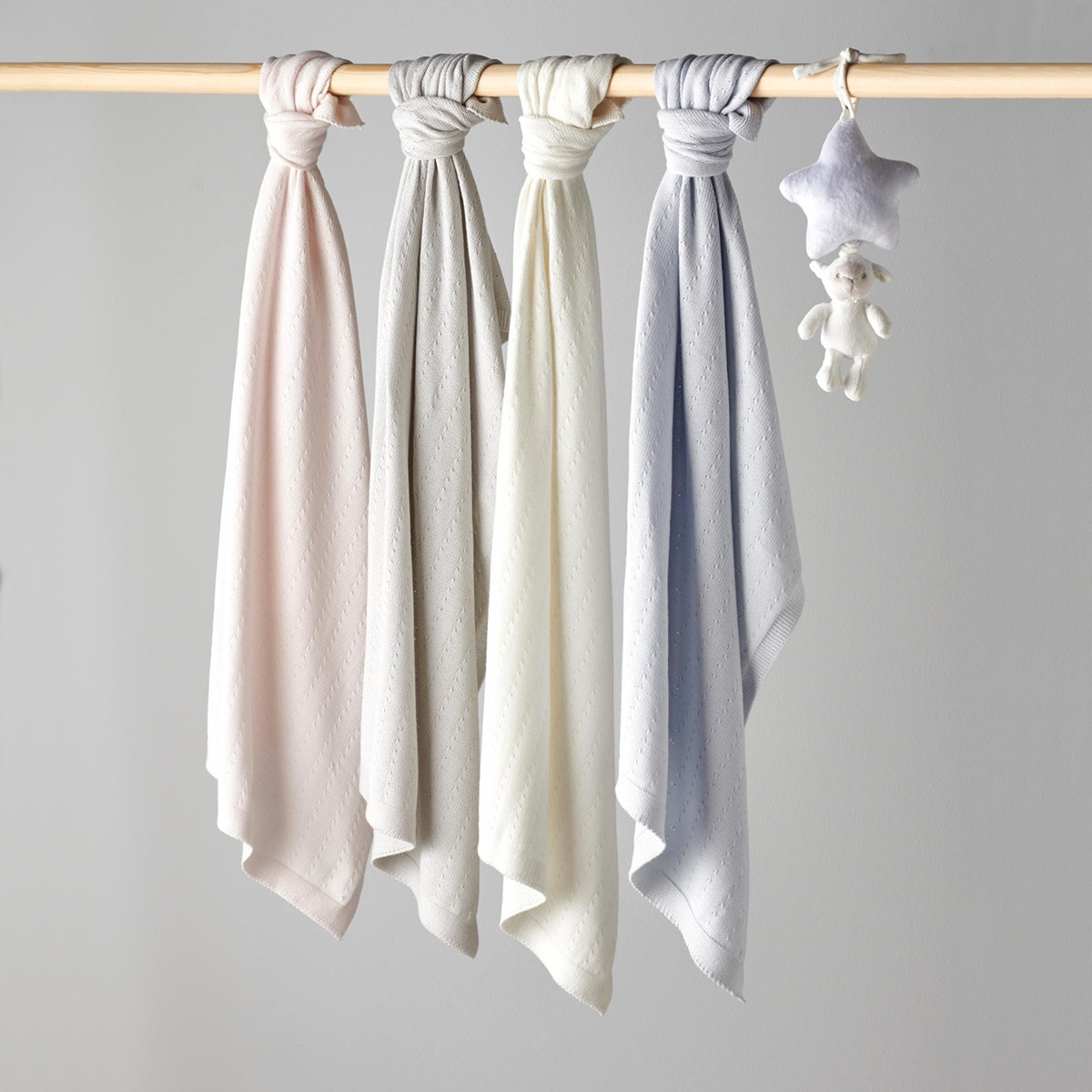 Manta Clássico Tricot - 70x90 cm Rosa-4