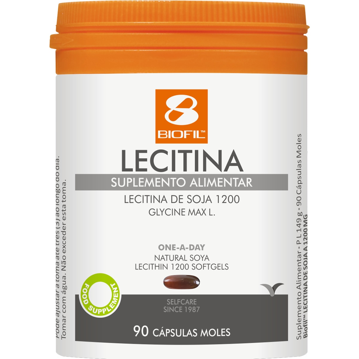 Lecitina 1200 mg embalagem 90 cápsulas · Biofil · Supermercado El Corte