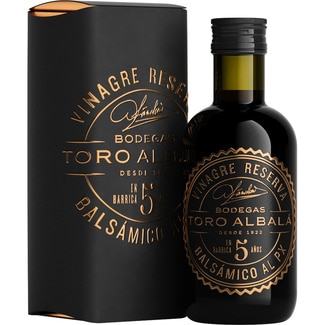 TORO ALBALA Reserva Essig mit Pedro Ximénez 5 Jahre im Barrique Flasche 250 ml